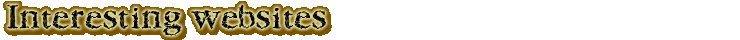 Interesting websites