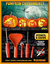 Pumpkin carving kit - CarveKing edition 2017