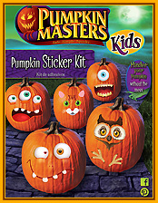 Kids Pumpkin Sticker Kit
