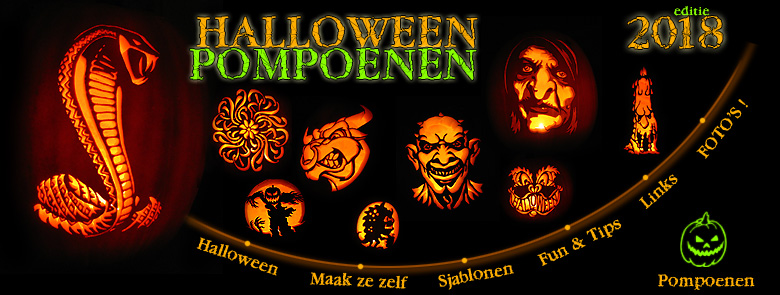 Halloween Pompoenen